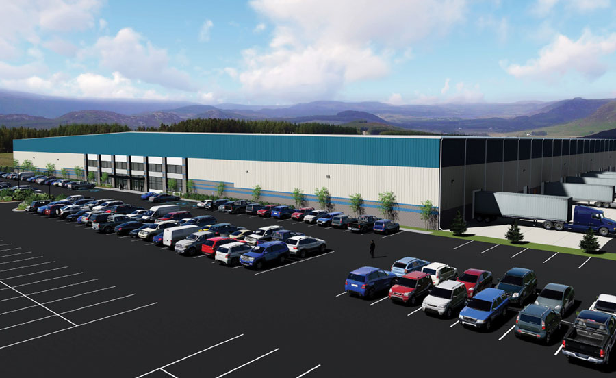 Steel Rising on 520,000 Square Foot Mericle Industrial Building ...