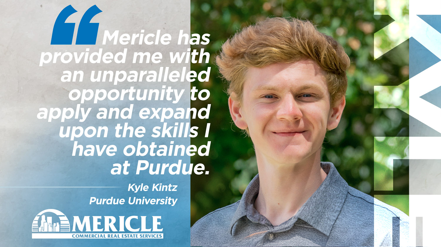 Kyle, Mericle intern