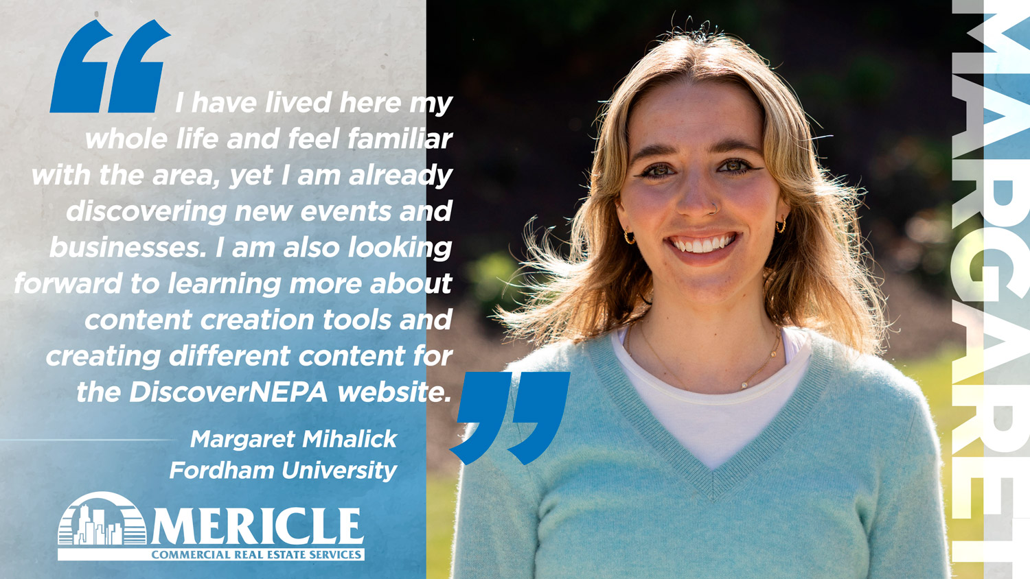 Margaret, Mericle/DiscoverNEPA intern