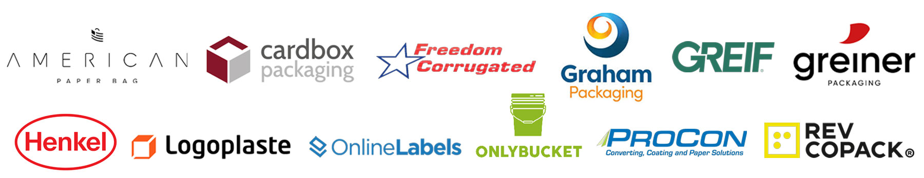 Mericle Packaging Logos