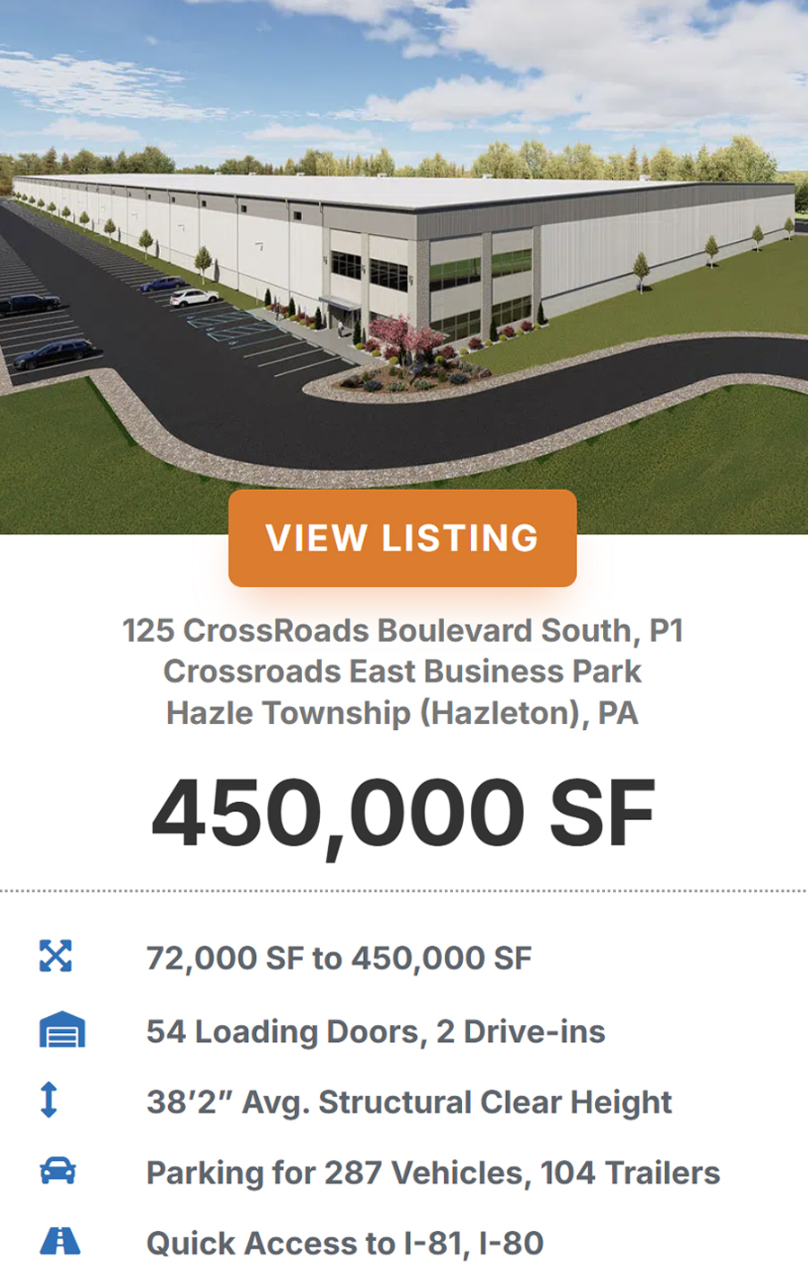 125 CrossRoads Boulevard South, P1