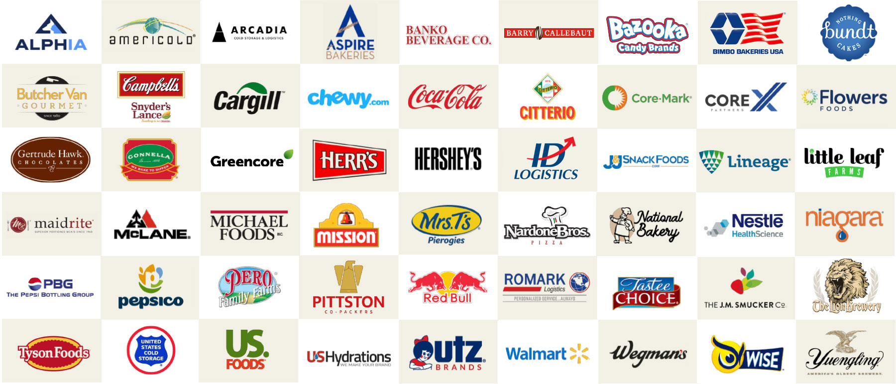 food and beverage company logos in northeastern pa
